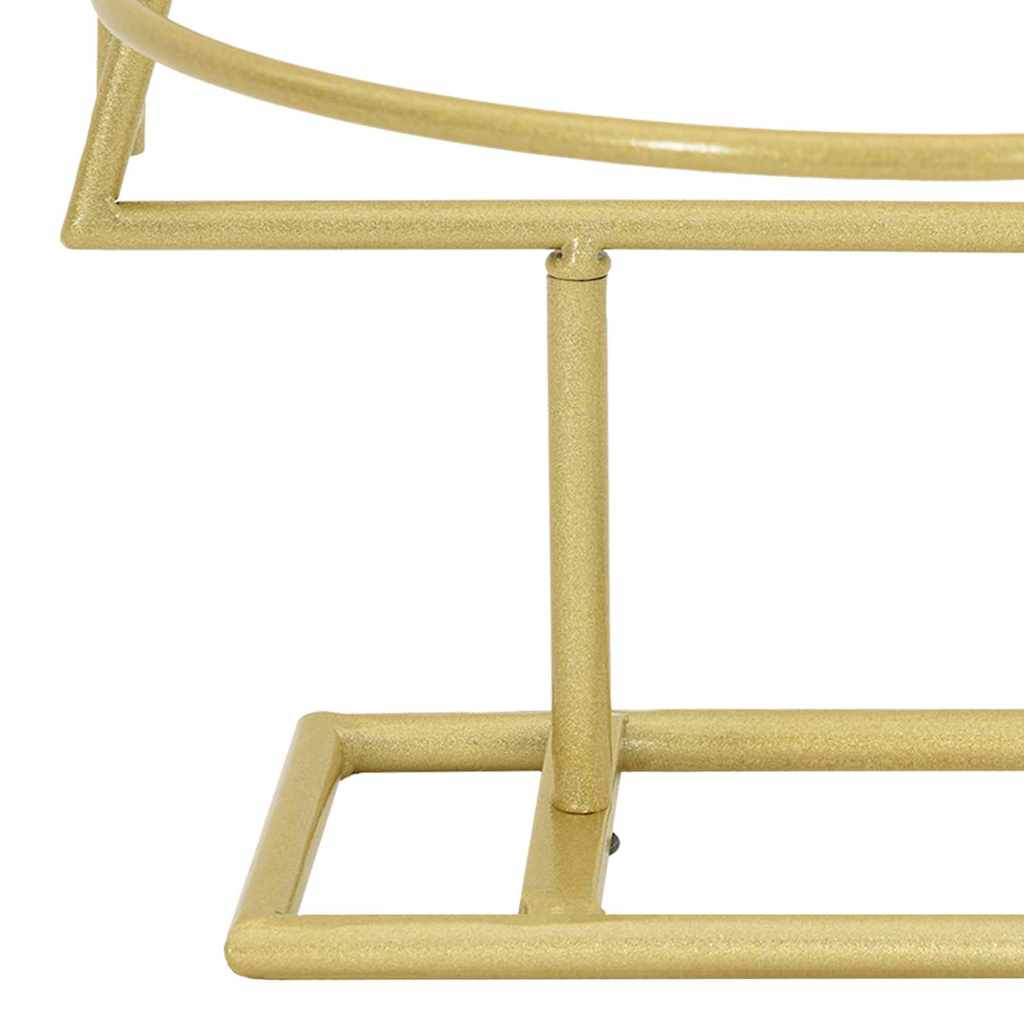 Metal juletræ med stativ Guld 125 cm Pulverlakeret Stål