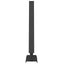 Metal juletræ med stativ Sort 60 cm Stål