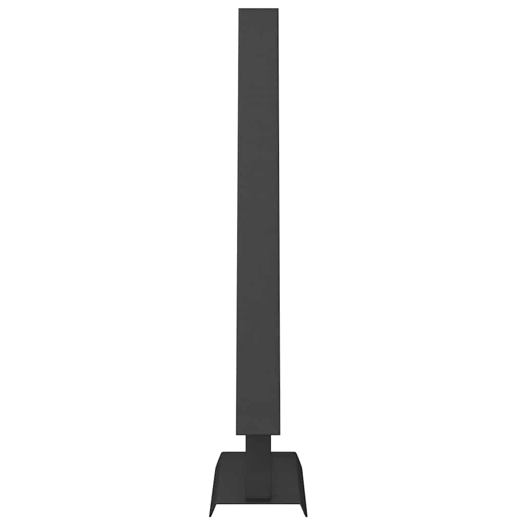 Metal juletræ med stativ Sort 60 cm Stål