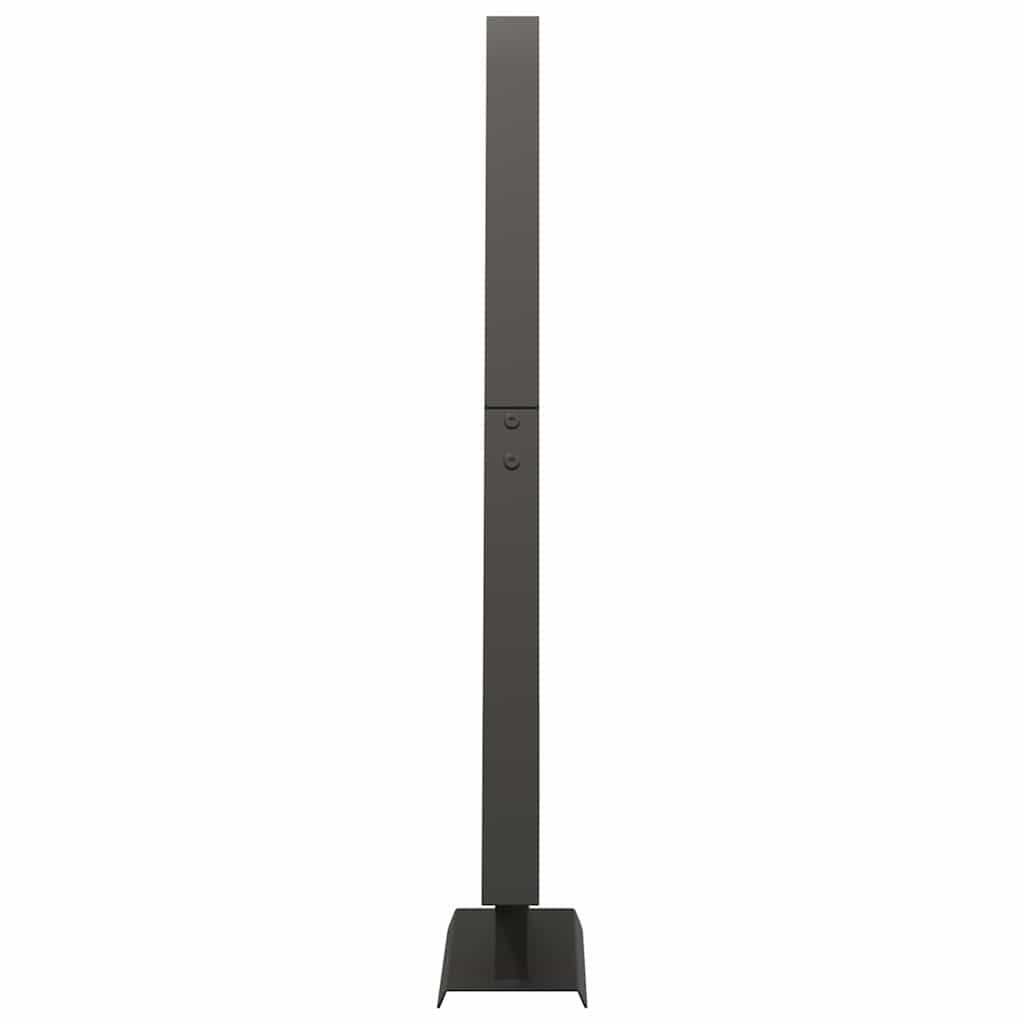 Metal juletræ med stativ Sort 90 cm Stål