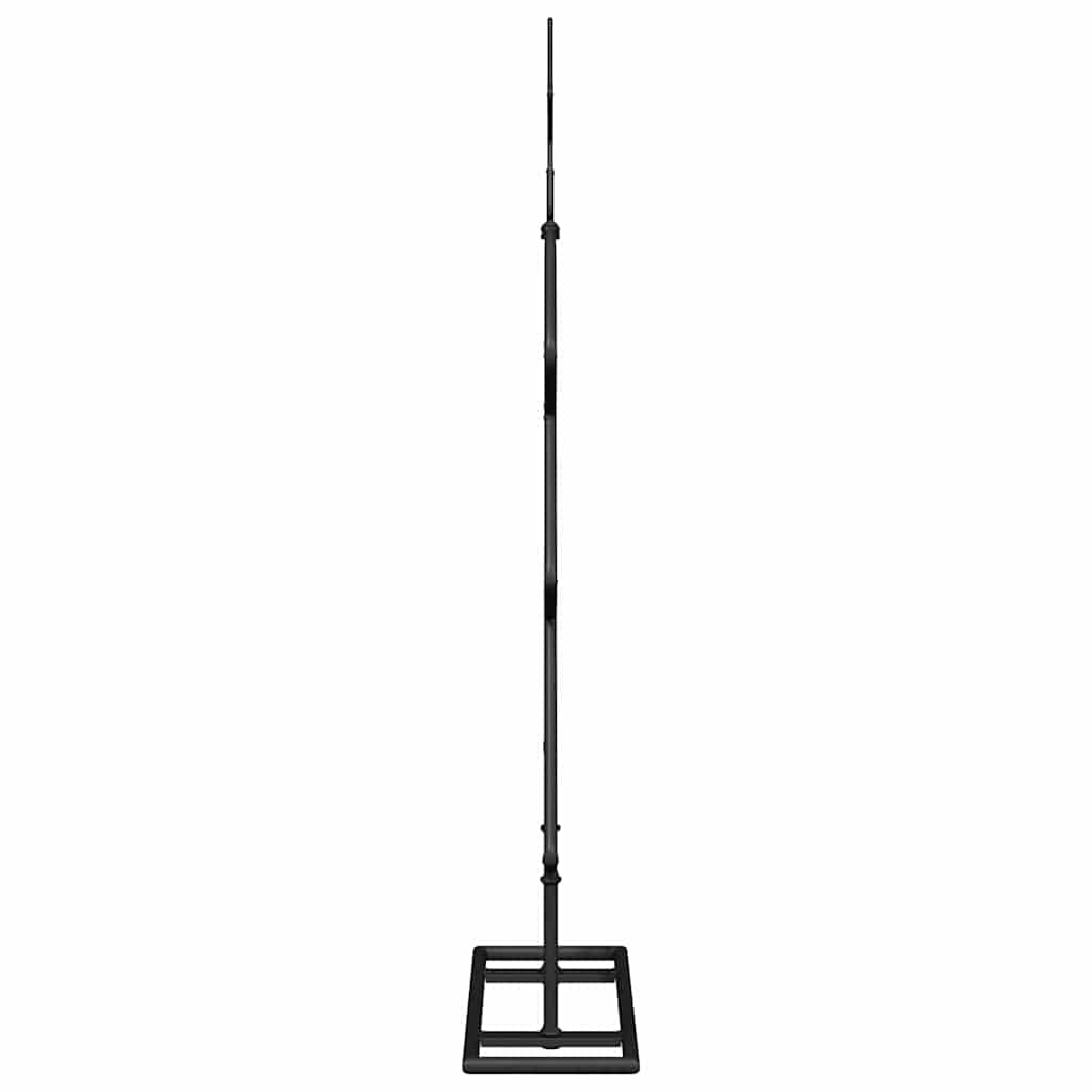 Metal juletræ med stativ Sort 60 cm Stål