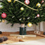 Juletræfod 1.73 Grøn 50 x 50 x 16 cm Massiv fyrretræ