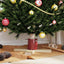 Juletræfod 1.73 Rød 50 x 50 x 16 cm Massiv fyrretræ