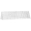 Hønsebur Sølv 215 x 55 x 55 cm Galvaniseret stål