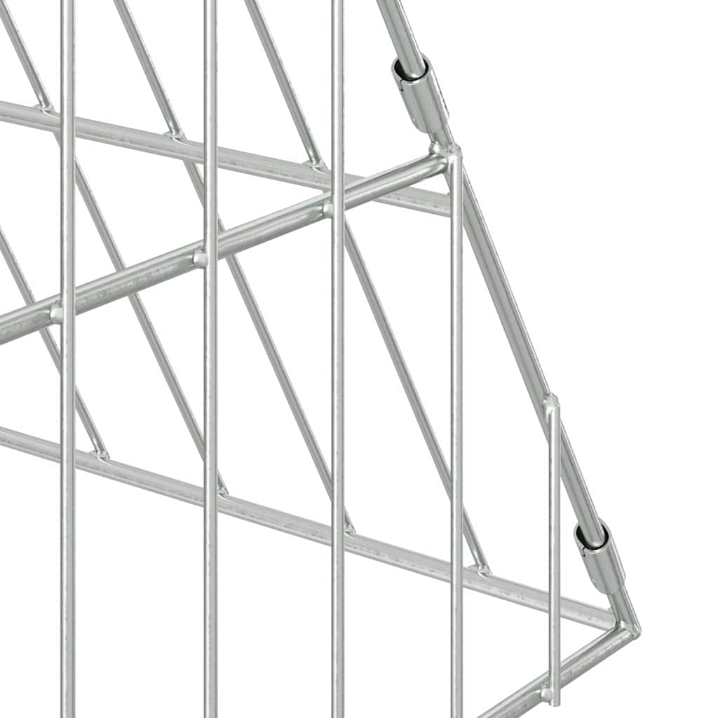 Hønsebur Sølv 110 x 100 x 85 cm Galvaniseret stål
