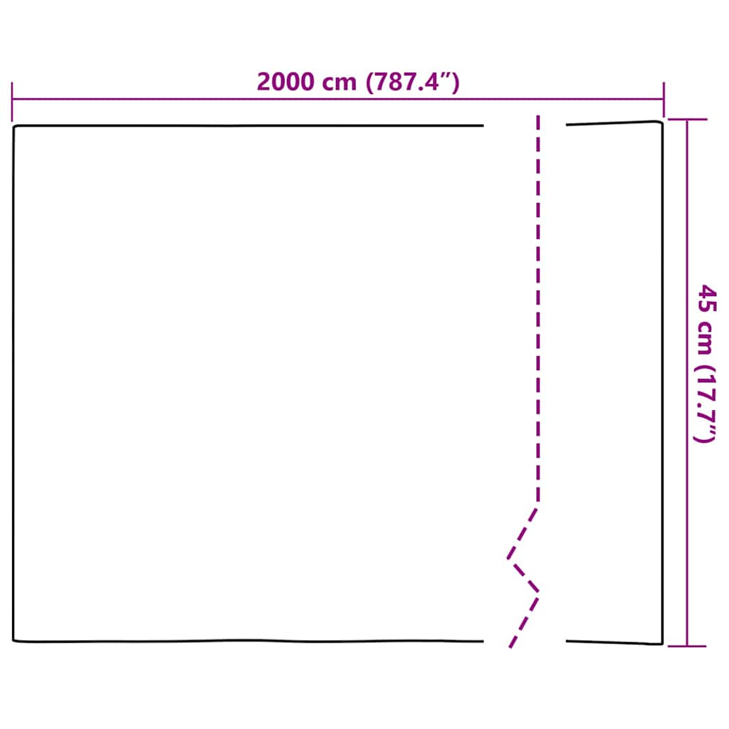 Statisk Vinduesfilm Frostet grå 45 x 2000 cm PVC