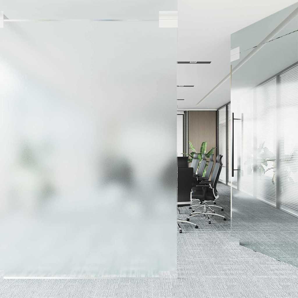 Statisk Vinduesfilm Frostet grå 90 x 2000 cm PVC