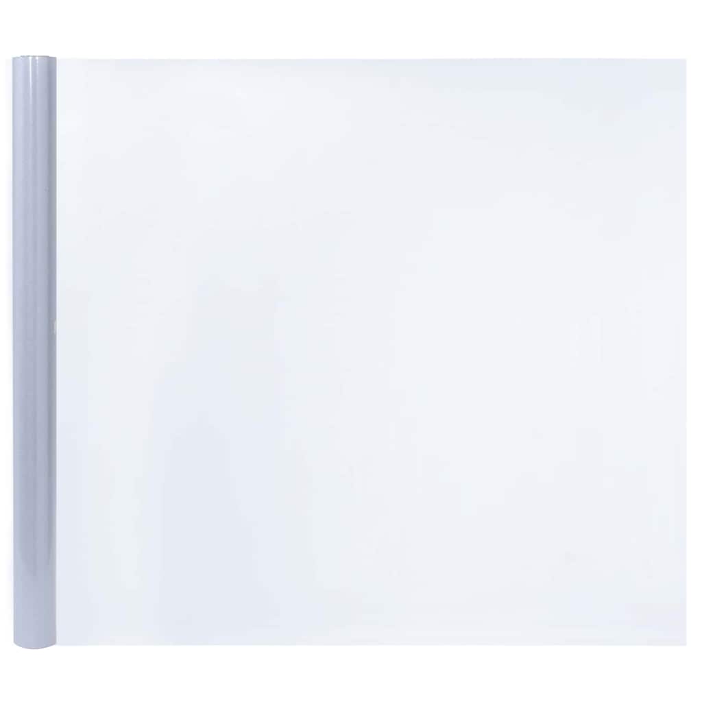 Statisk Vinduesfilm Frostet grå 90 x 2000 cm PVC
