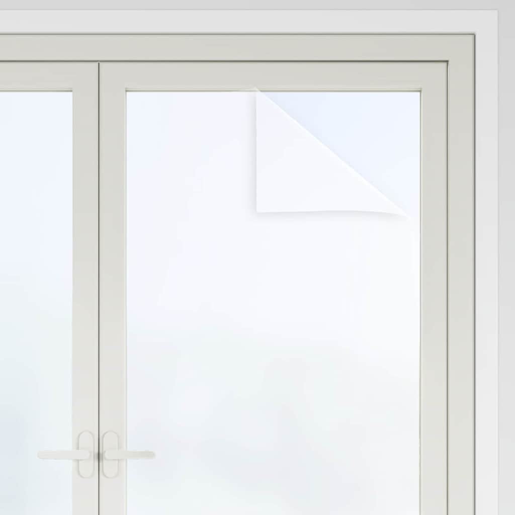 Statisk Vinduesfilm Frostet hvid 60 x 500 cm PVC