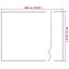 Statisk Vinduesfilm Bambusmønster 60 x 500 cm PVC