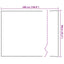 Statisk Vinduesfilm Persiennemønster 90 x 500 cm PVC