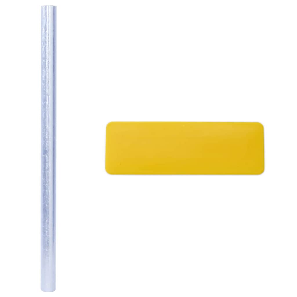 Statisk Vinduesfilm Transparent 60 x 1000 cm PVC