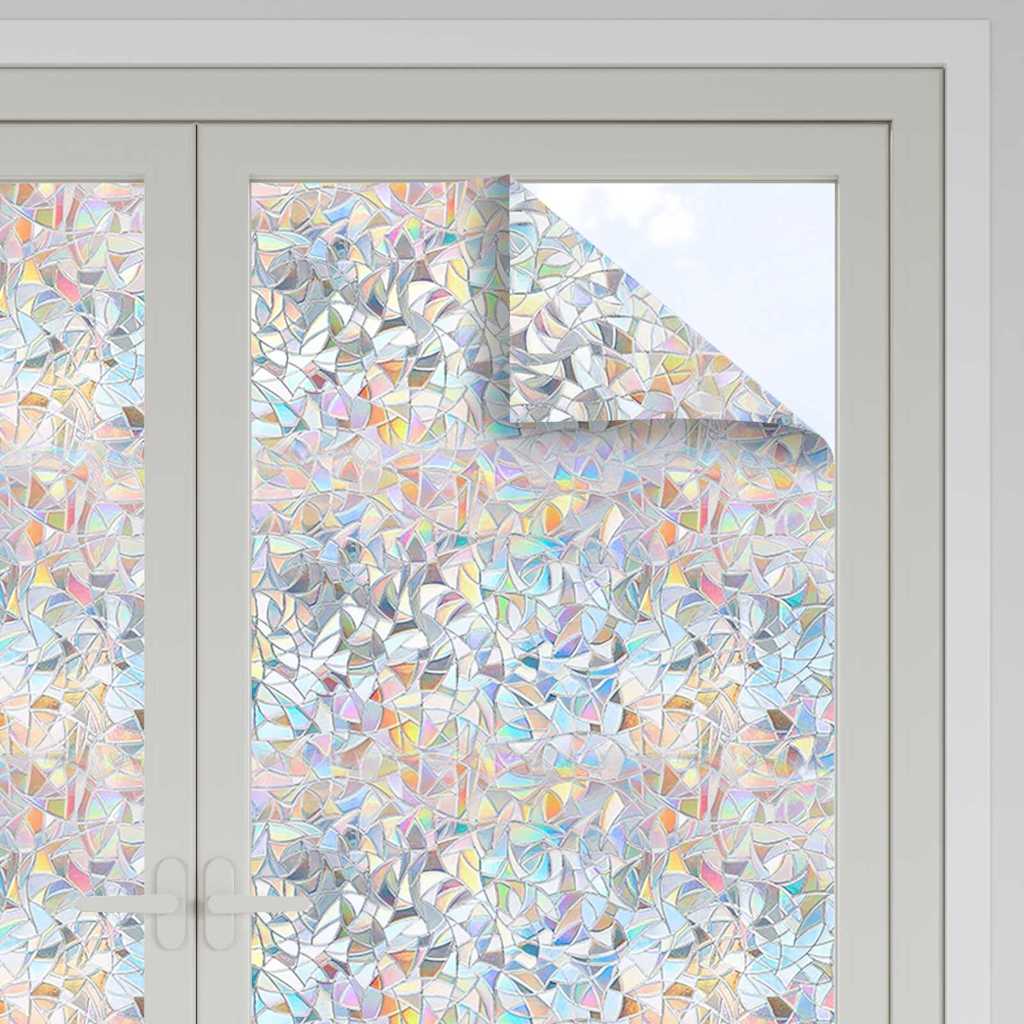 Statisk Vinduesfilm Transparent 60 x 2000 cm PVC