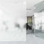 Selvklæbende Vinduesfolie Frostet hvid 90 x 500 cm PVC