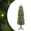 Kunstigt juletræ med stativ Grøn 120 cm PVC og Stål og Plastik