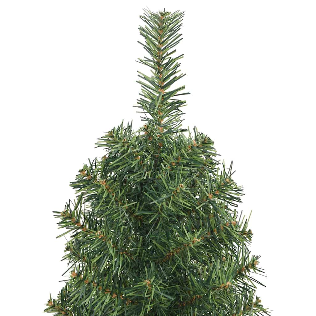Kunstigt juletræ med stativ Grøn 120 cm PVC og Stål og Plastik