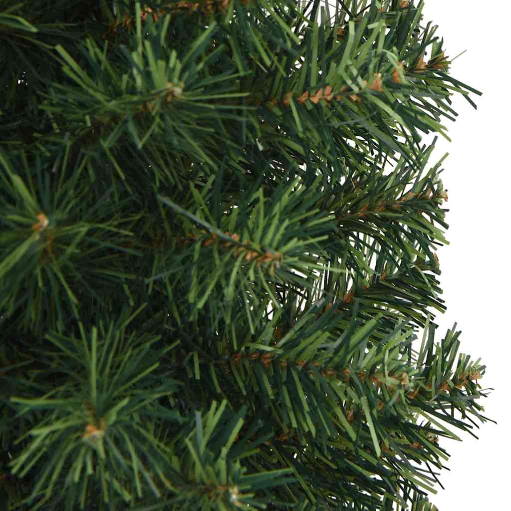Kunstigt juletræ med stativ Grøn 120 cm PVC og Stål og Plastik