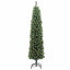 Kunstigt juletræ med stativ Grøn 180 cm PVC og Stål og Plastik