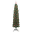 Kunstigt juletræ med stativ Grøn 240 cm PVC og Stål og Plastik