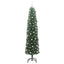 Kunstigt juletræ med stativ Grøn 240 cm PVC og Stål og Plastik