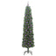 Kunstigt juletræ med stativ Grøn 240 cm PVC og Stål og Plastik