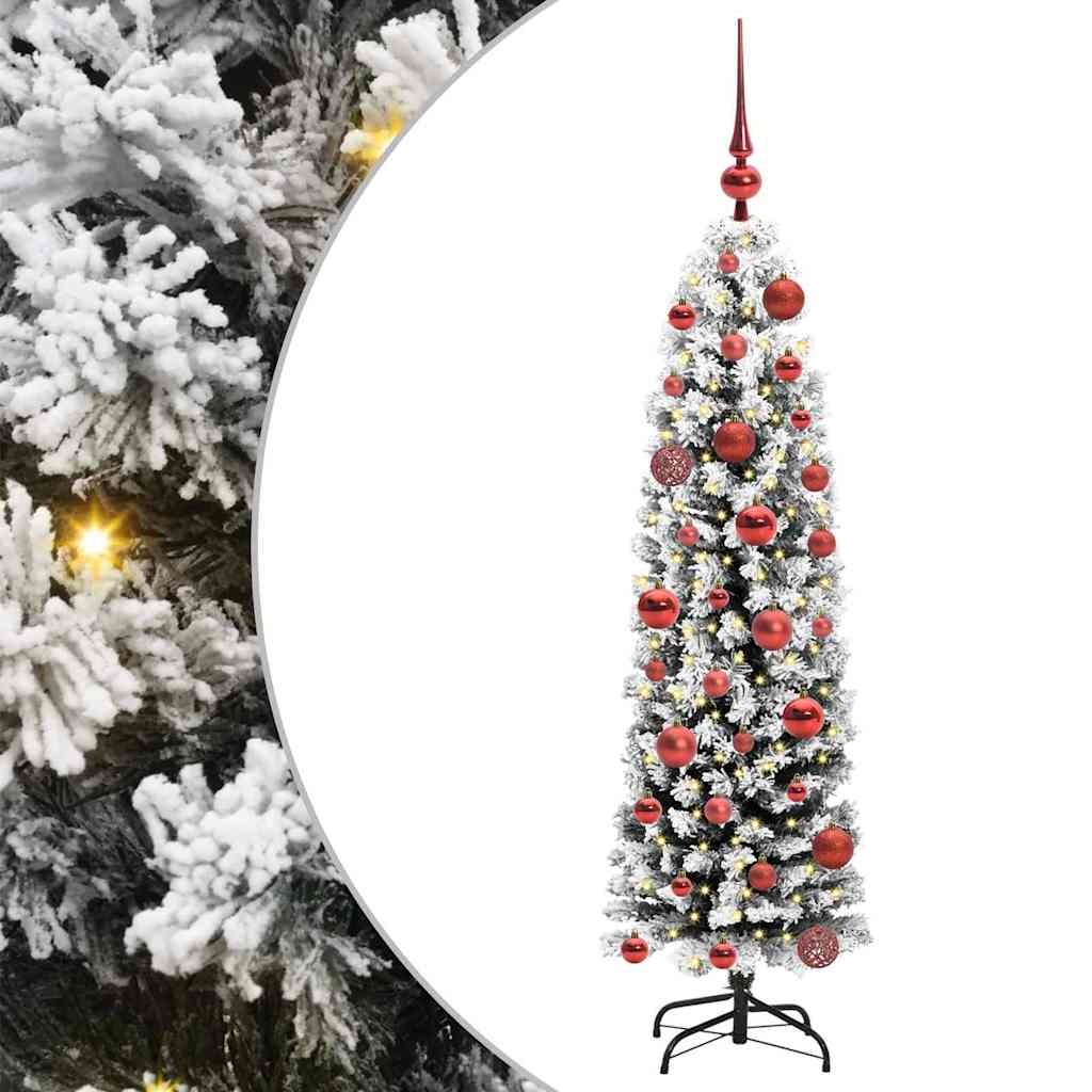 Kunstigt juletræ med stativ Grøn 120 cm PVC og Stål og Plastik