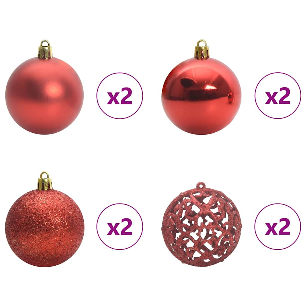Kunstigt juletræ med stativ Grøn 150 cm PVC og Stål og Plastik