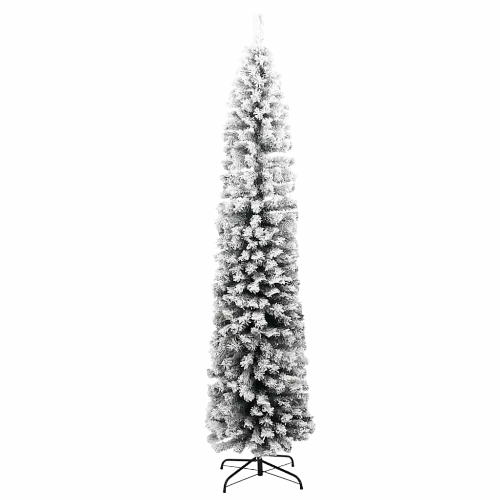 Kunstigt juletræ med stativ Grøn 210 cm PVC og Stål og Plastik