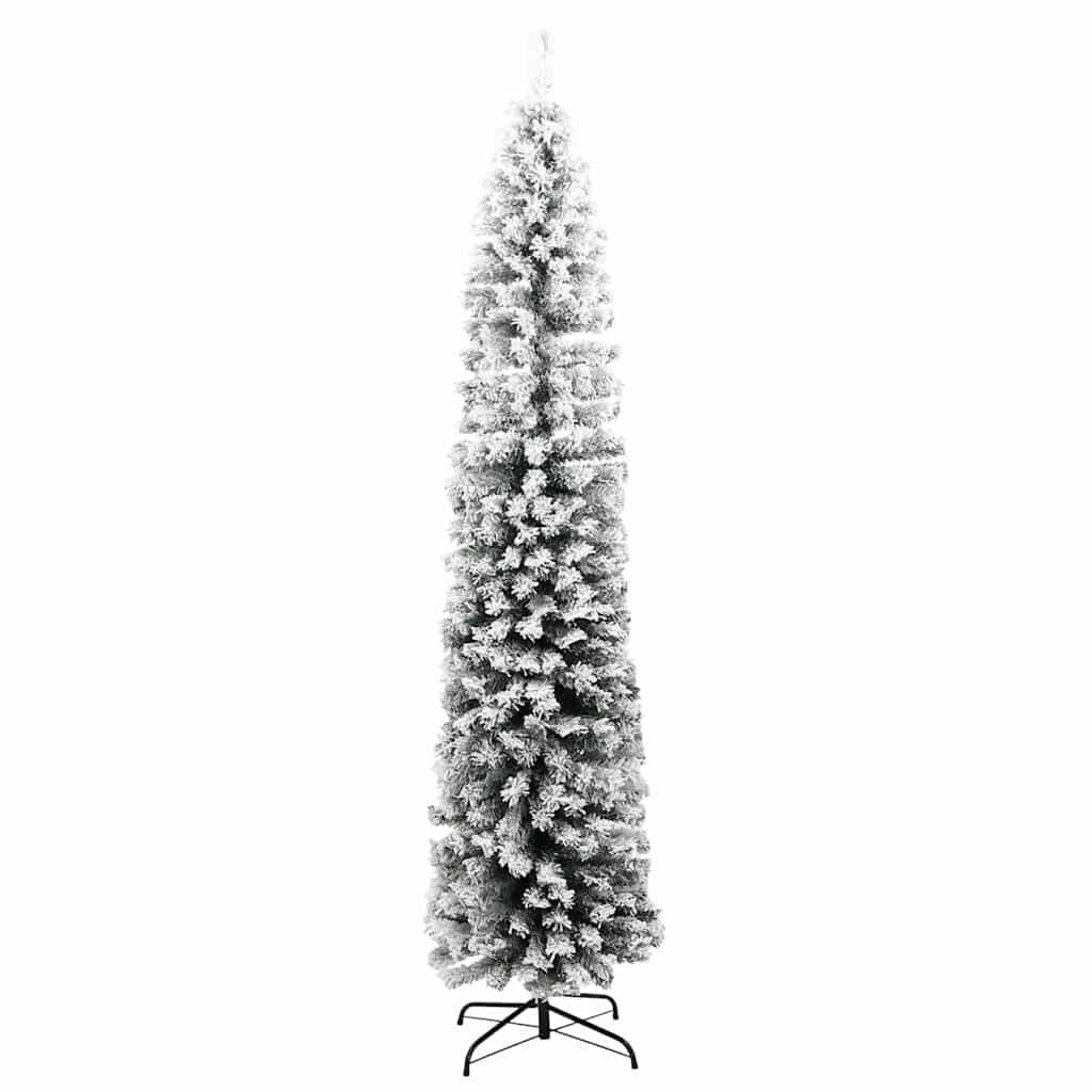 Kunstigt juletræ med stativ Grøn 210 cm PVC og Stål og Plastik