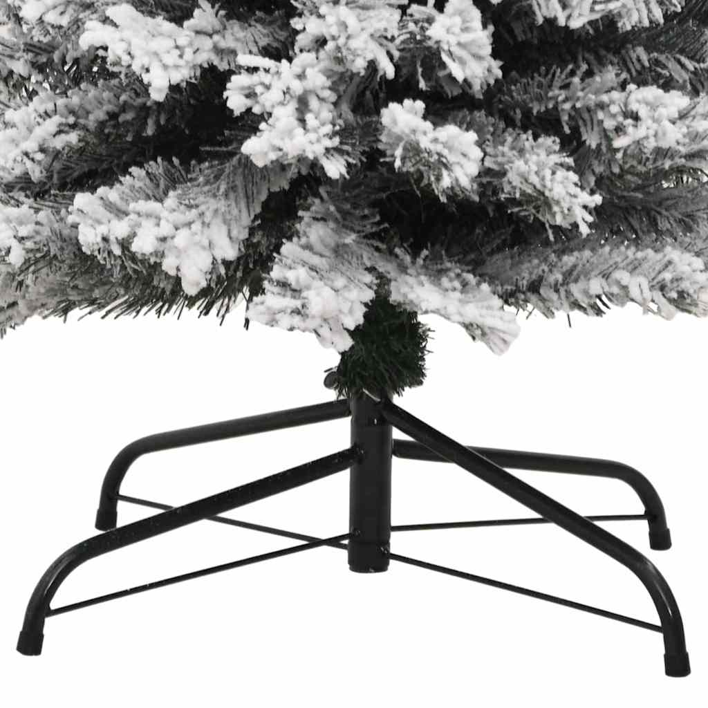Kunstigt juletræ med stativ Grøn 240 cm PVC og Stål og Plastik