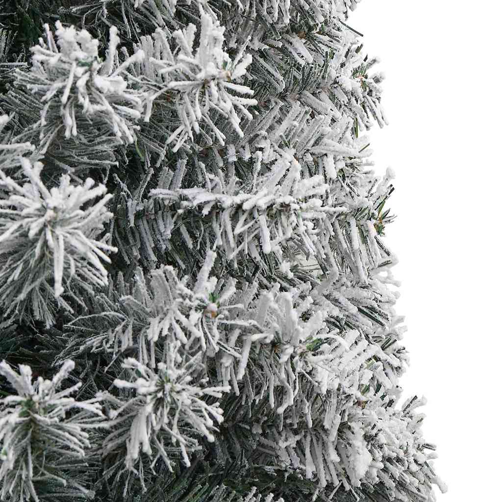 Kunstigt juletræ med stativ Grøn 270 cm PVC og Stål og Plastik