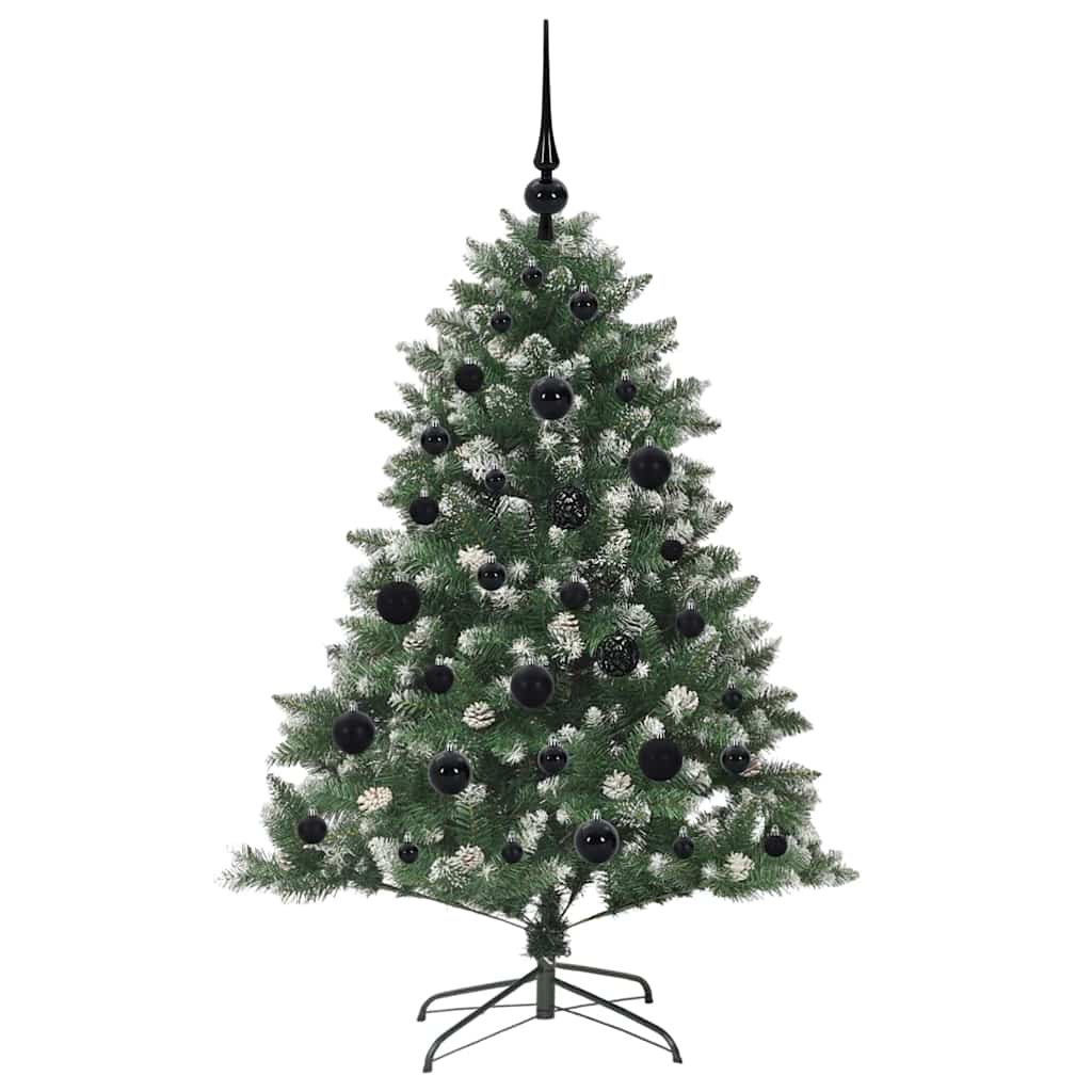 Kunstigt juletræ med stativ Grøn 120 cm PVC og plastik og stål
