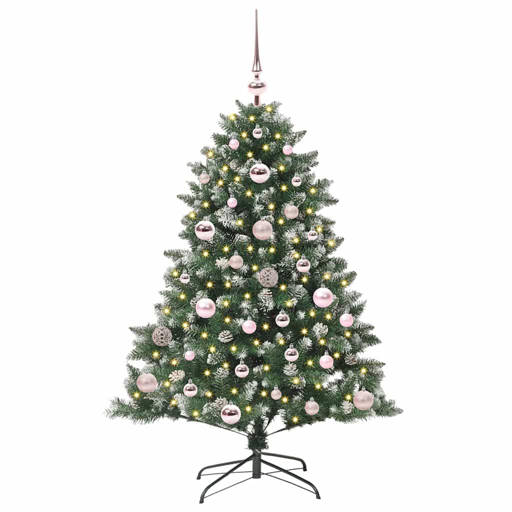 Kunstigt juletræ med stativ Grøn 120 cm PVC og plastik og stål