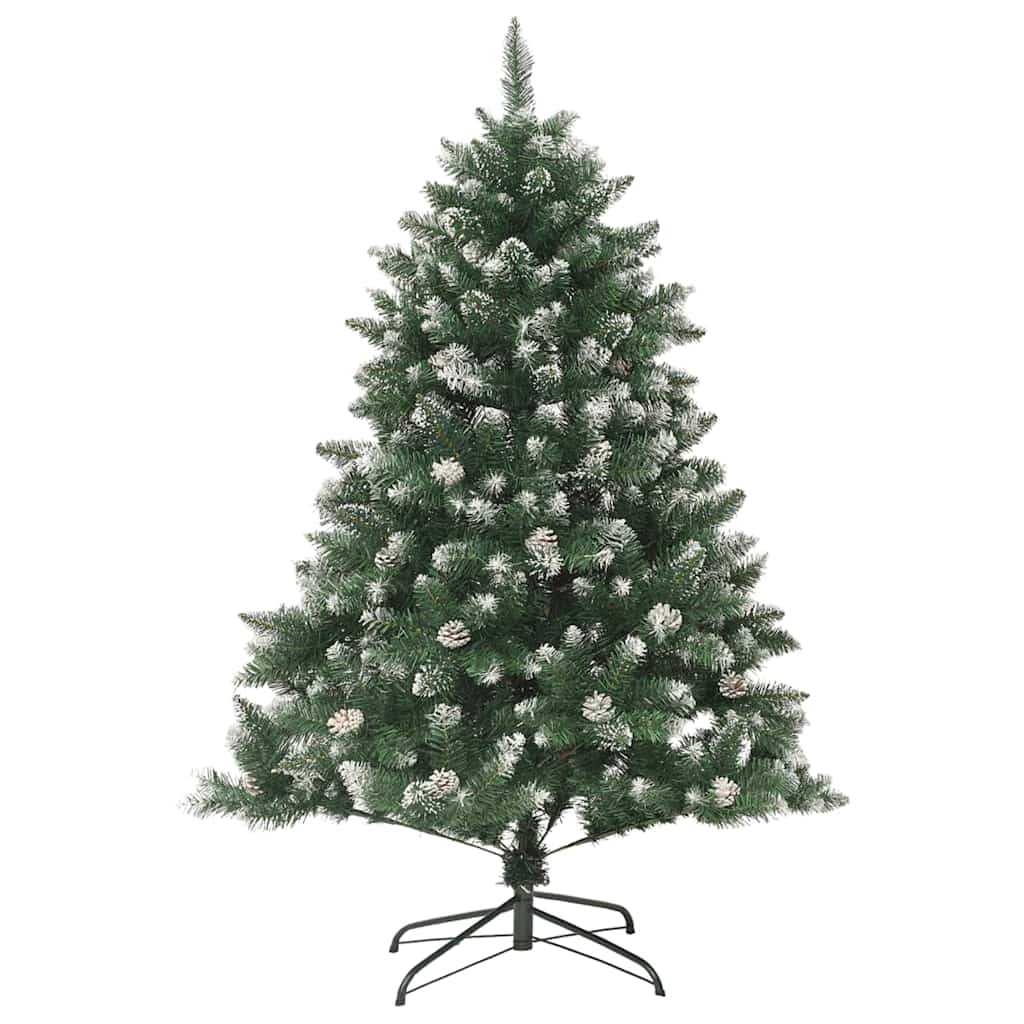Kunstigt juletræ med stativ Grøn 120 cm PVC og plastik og stål