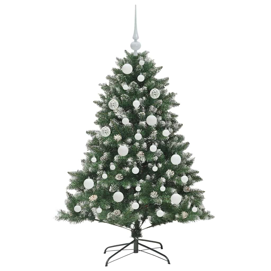 Kunstigt juletræ med stativ Grøn 120 cm PVC og plastik og stål