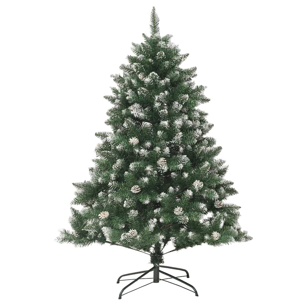 Kunstigt juletræ med stativ Grøn 120 cm PVC og plastik og stål