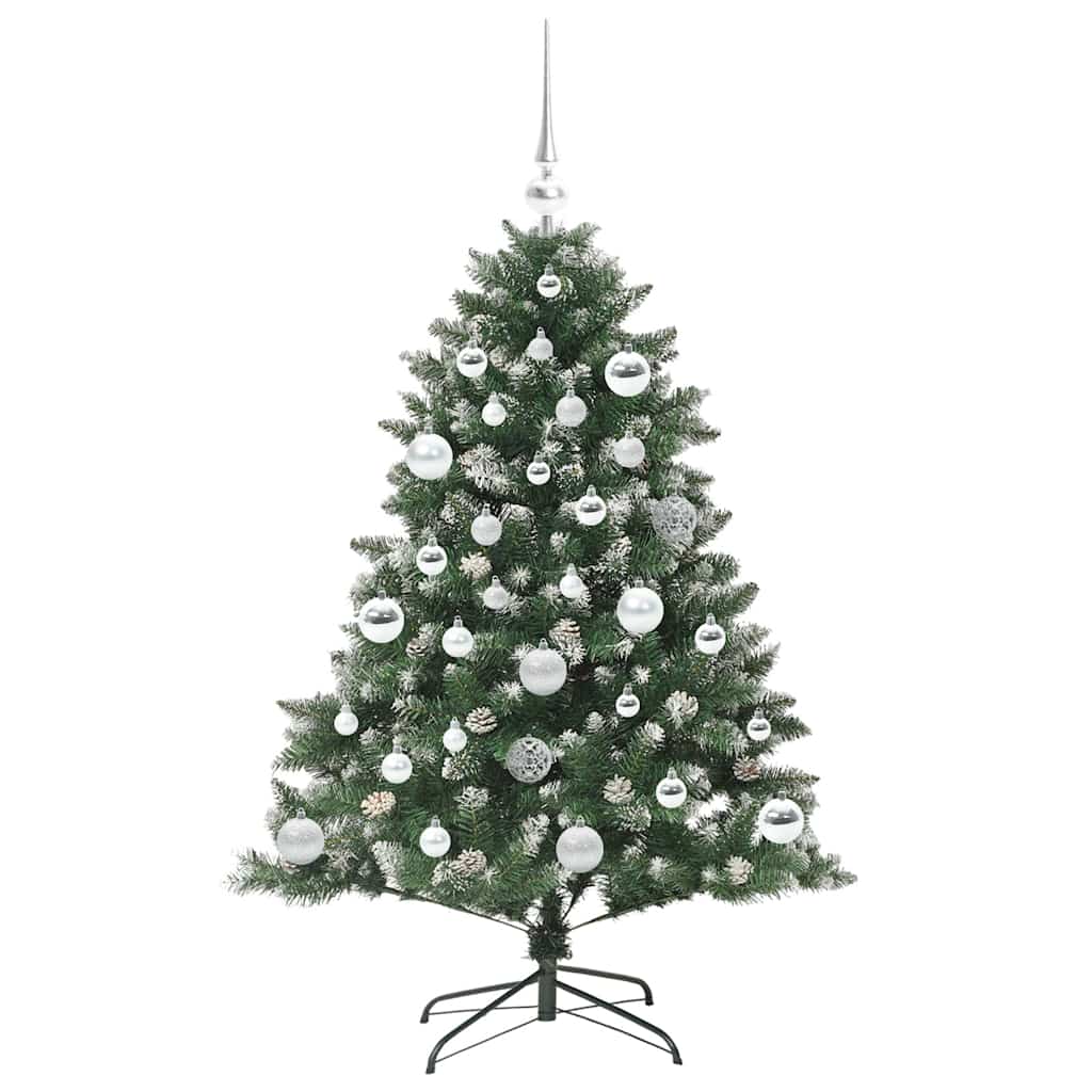Kunstigt juletræ med stativ Grøn 120 cm PVC og plastik og stål