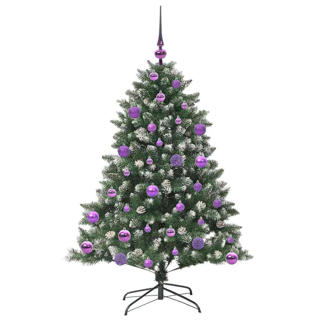 Kunstigt juletræ med stativ Grøn 120 cm PVC og plastik og stål
