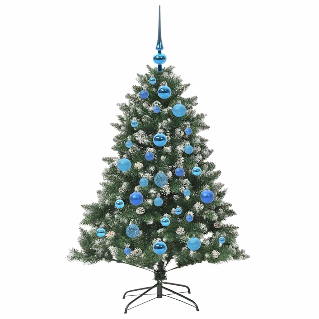 Kunstigt juletræ med stativ Grøn 120 cm PVC og plastik og stål
