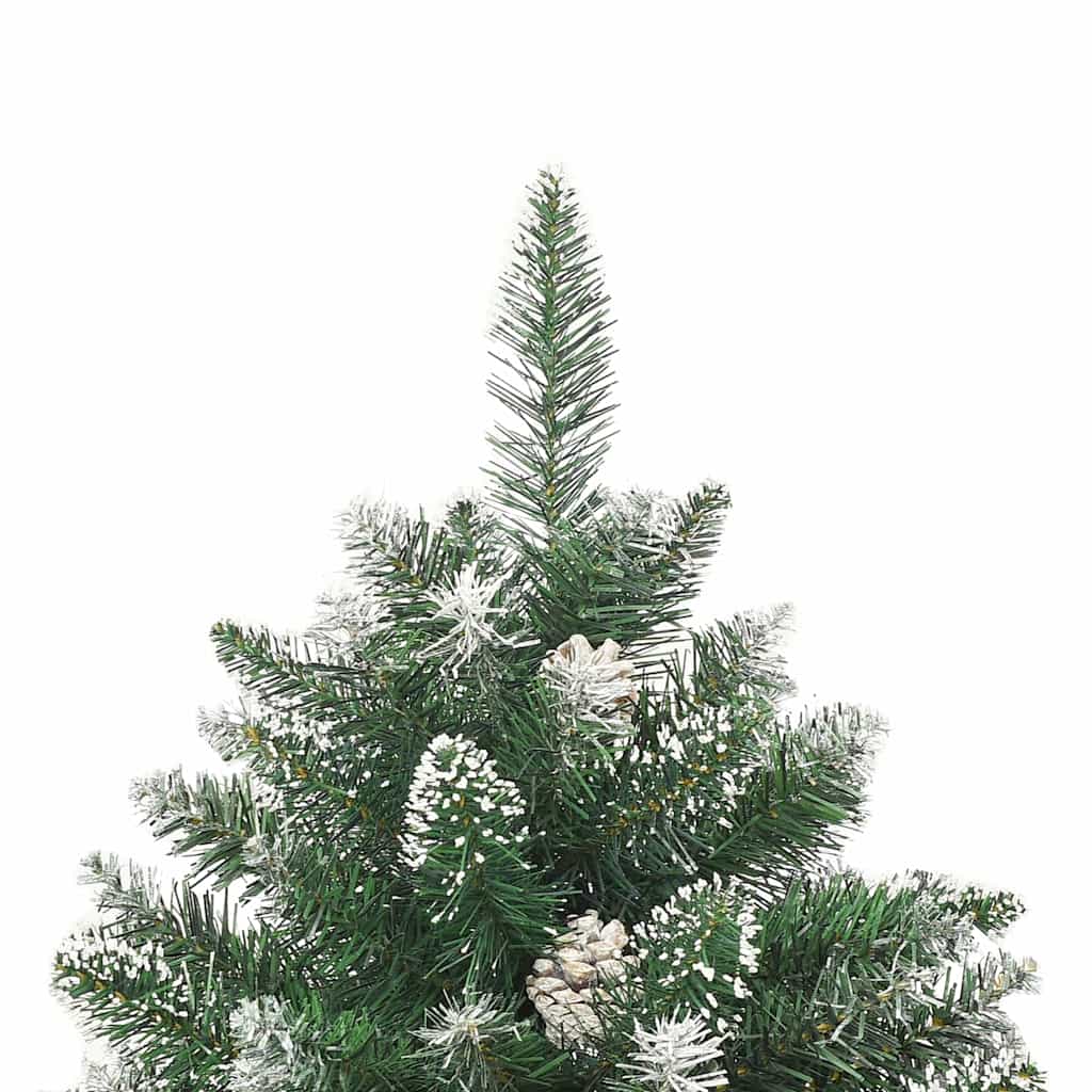 Kunstigt juletræ med stativ Grøn 150 cm PVC og plastik og stål