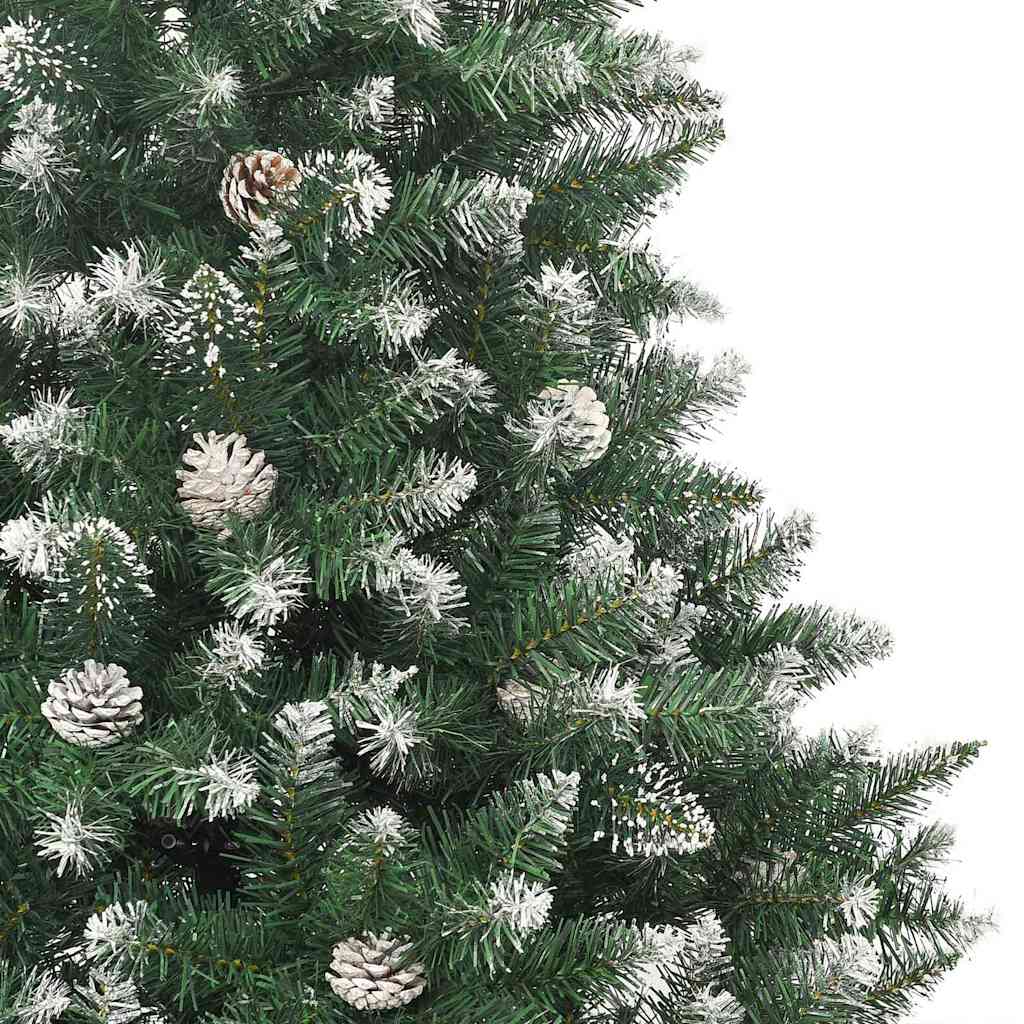 Kunstigt juletræ med stativ Grøn 210 cm PVC og plastik og stål