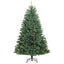 Kunstigt Hinged Juletræ med 300 LED'er Grøn 180 cm PVC og metal