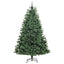 Kunstigt Hinged Juletræ med 300 LED'er Grøn 240 cm PVC og metal