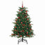 Kunstigt juletræ med stativ Grøn 150 cm PVC og metal og plast
