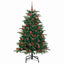 Kunstigt juletræ med stativ Grøn 150 cm PVC og metal og plast