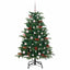 Kunstigt juletræ med stativ Grøn 150 cm PVC og metal og plast