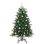 Kunstigt juletræ med stativ Grøn 150 cm PVC og metal og plast