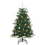 Kunstigt juletræ med stativ Grøn 150 cm PVC og metal og plast