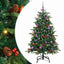 Kunstigt juletræ med stativ Grøn 150 cm PVC og metal og plast