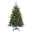 Kunstigt juletræ med stativ Grøn 150 cm PVC og metal og plast